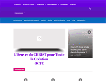 Tablet Screenshot of loeuvreduchrist.com